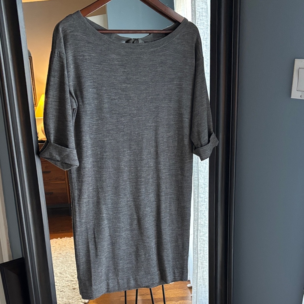 Club Monaco Charcoal Wool Dress